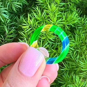 Korean style Acrylic ring